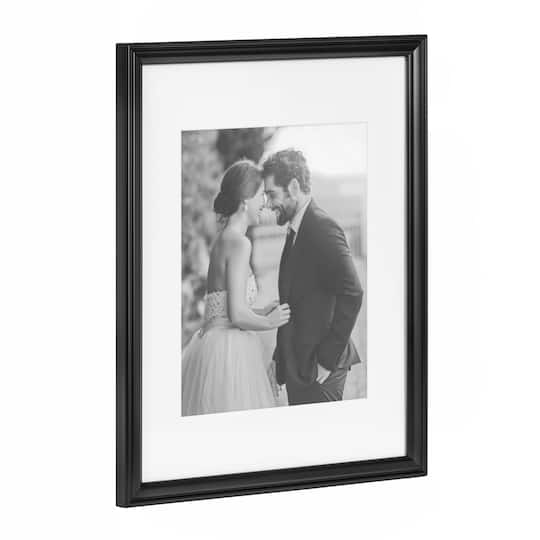 Kate and Laurel 11" x 14" Adlynn Photo Frame 8" x 10" with Mat
